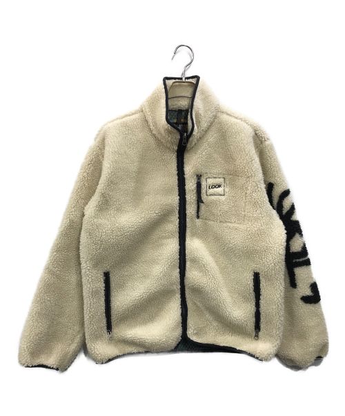 LQQK STUDIO（ルックスタジオ）LQQK STUDIO (ルックスタジオ) KOKOPELLI FLEECE フリースジャケット アイボリー サイズ:Mの古着・服飾アイテム