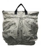 PORTER×GASIUSポーター×ガシアス）の古着「2WAY HELMETBAG ヘルメットバッグ」｜グレー