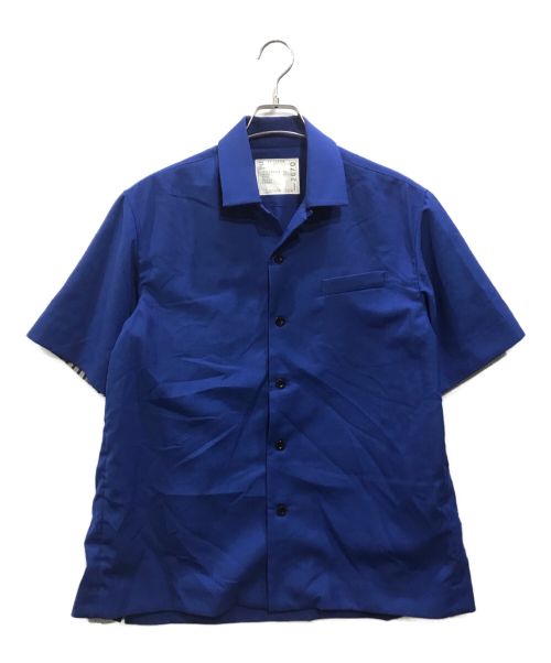 sacai（サカイ）sacai (サカイ) Suiting Shirt レイヤードシャツ ブルー サイズ:1の古着・服飾アイテム