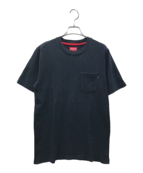 SUPREME（シュプリーム）Supreme (シュプリーム) ポケットTシャツ ブラック サイズ:Sの古着・服飾アイテム