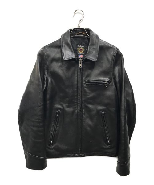 Schott（ショット）Schott (ショット) 103US TRUCKER JACKET ブラック サイズ:36の古着・服飾アイテム