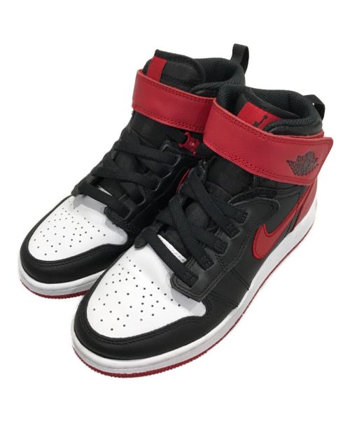 NIKE（ナイキ）NIKE (ナイキ) GIRLS AIR JORDAN 1HI FLYEASE(GS) ハイカットスニーカー ホワイト×レッド サイズ:23㎝の古着・服飾アイテム