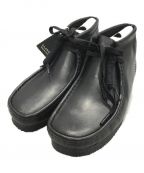 CLARKSクラークス）の古着「WALLABEE BOOT Black Leather」｜ブラック