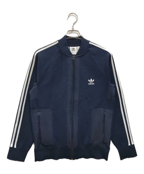 adidas（アディダス）adidas (アディダス) BF Knit Track Top JKT Originals ネイビー サイズ:Mの古着・服飾アイテム