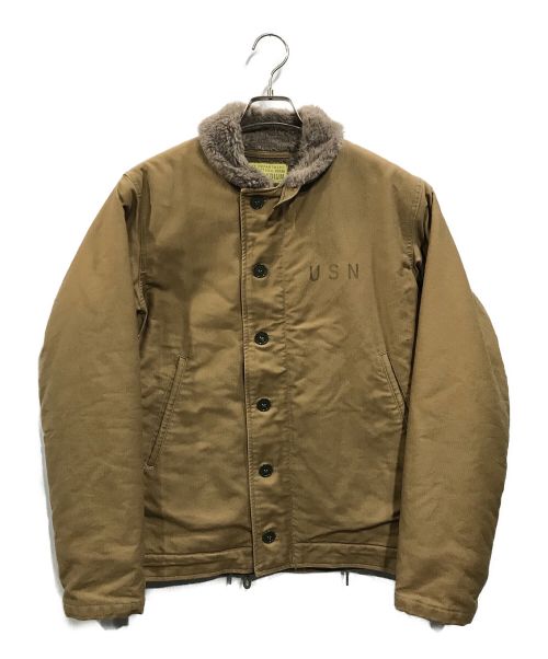 BUZZ RICKSON'S（バズリクソンズ）Buzz Rickson's (バズリクソンズ) Type N-1 Khaki “NAVY DEPARTMENT”  デッキジャケット ブラウン サイズ:Mの古着・服飾アイテム