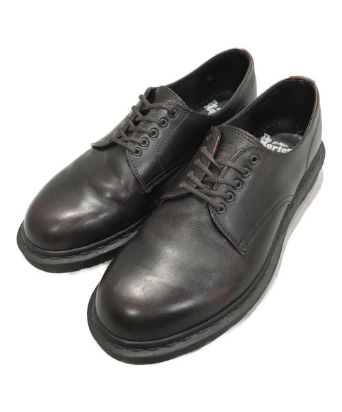 Dr.Martens（ドクターマーチン）Dr.Martens (ドクターマーチン) 英国製VARLEY 5ホールプレーントゥシューズ ブラウン サイズ:9の古着・服飾アイテム