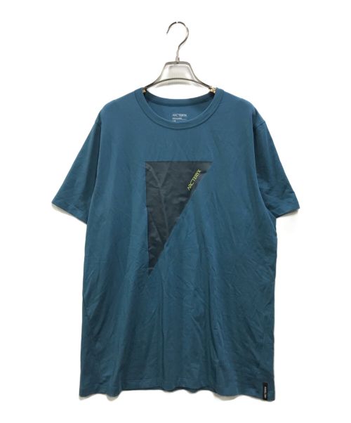 ARC'TERYX（アークテリクス）ARC'TERYX (アークテリクス) キャプティブ アークポストロフィー ワード Tシャツ ブルー サイズ:Lの古着・服飾アイテム