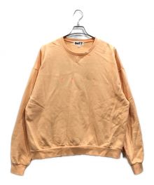 BoTT（ボット）の古着「20AW Tears Crew Neck SHITMYWORLDスウェット」｜オレンジ