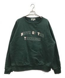 BoTT（ボット）の古着「21AW College Crew Neckスウェット」｜グリーン