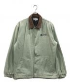 BoTTボット）の古着「Heavy Twill Coach Jacket コーチジャケット」｜ブラウン×グリーン