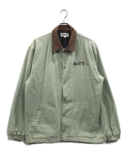 BoTT（ボット）BoTT (ボット) Heavy Twill Coach Jacket コーチジャケット ブラウン×グリーン サイズ:XLの古着・服飾アイテム