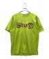 stussy（ステューシー）の古着「STU C. CAMO TEE ロゴプリントTEE」｜グリーン