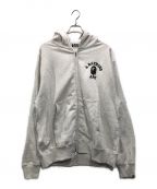 A BATHING APEアベイシングエイプ）の古着「College Relaxed Fit Full Zip Hoodie」｜グレー