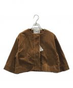 R&D.M.Co-OLDMAN'S TAILORオールドマンズテイラー）の古着「7W CORDUROY WIDE SLEEVE JACKET コーデュロイジャケット」｜ブラウン