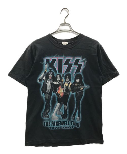 KISS（キッス）KISS (キス) 2001 WORLD TOUR TEE ブラック サイズ:Mの古着・服飾アイテム