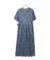 BEAUTY&YOUTH (ビューティーアンドユース) DRESS フラワーレースロングドレス ブルー サイズ:M：5000円