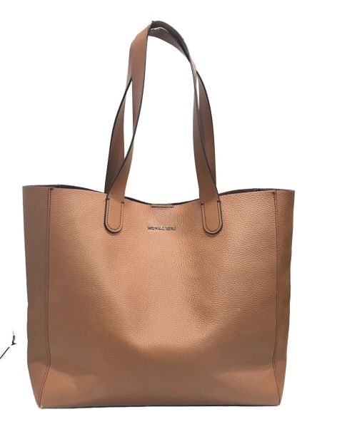 MICHAEL KORS（マイケルコース）MICHAEL KORS (マイケルコース) Hudson Pebbled Leather Tote Bag ブラウンの古着・服飾アイテム