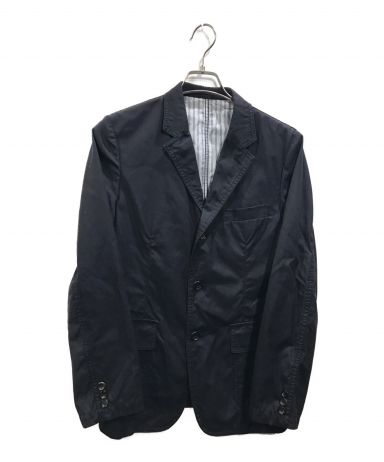 【中古・古着通販】COMME des GARCONS HOMME (コムデギャルソン オム) コットンテーラードジャケット ネイビー サイズ:XS｜ブランド・古着通販  トレファク公式【TREFAC FASHION】スマホサイト