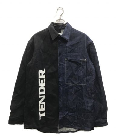 中古・古着通販】TENDER PERSON (テンダーパーソン) 切替ロゴデニム