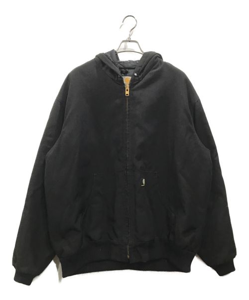 CarHartt（カーハート）CarHartt (カーハート) duck quilted flannel-lined active jacket ブラック サイズ:XLの古着・服飾アイテム