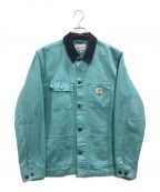 CarHarttカーハート）の古着「MICHIGAN CHORE COAT SOFT TEAL」｜ブルー