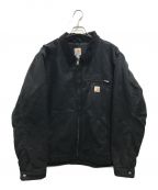 CarHarttカーハート）の古着「RELAXED FIT DUCK BLANKET LINED DETROIT JACKET」｜ブラック