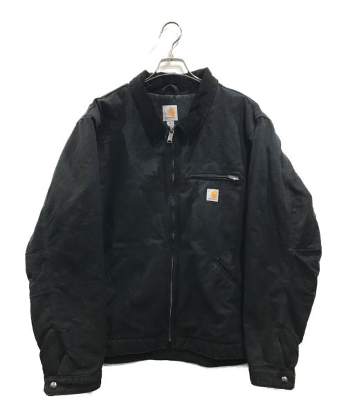 CarHartt（カーハート）CarHartt (カーハート) RELAXED FIT DUCK BLANKET LINED DETROIT JACKET ブラック サイズ:XLの古着・服飾アイテム