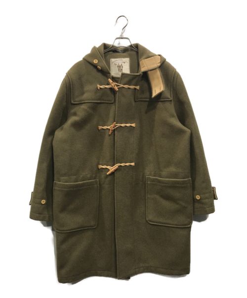 MONTGOMERY（モンゴメリー）MONTGOMERY (モンゴメリー) 英国製ダッフルコート オリーブ サイズ:Lの古着・服飾アイテム