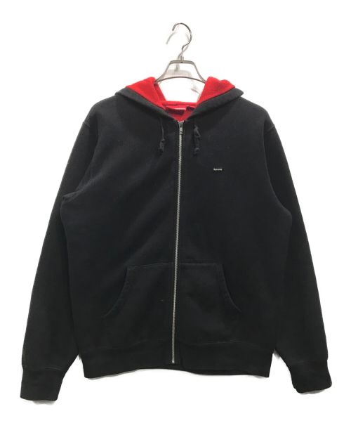 SUPREME（シュプリーム）Supreme (シュプリーム) 18SS small Box Logo Zip Up Hooded Sweats ブラック サイズ:Mの古着・服飾アイテム