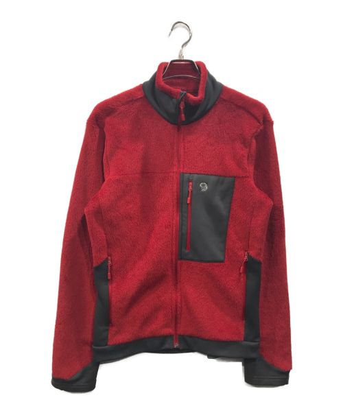 MOUNTAIN HARD WEAR（マウンテンハードウェア）MOUNTAIN HARD WEAR (マウンテンハードウェア) ポーラテックハイロフト モンキーフリース レッド サイズ:Sの古着・服飾アイテム