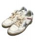 GOLDEN GOOSE（ゴールデングース）の古着「Ball Star ナッパレザー＆メッシュ ラミネートレザースター ローカットスニーカー」｜ホワイト×ブルー