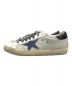 GOLDEN GOOSE (ゴールデングース) SUPERSTAR ローカットスニーカー ホワイト×ブルー サイズ:40：15000円