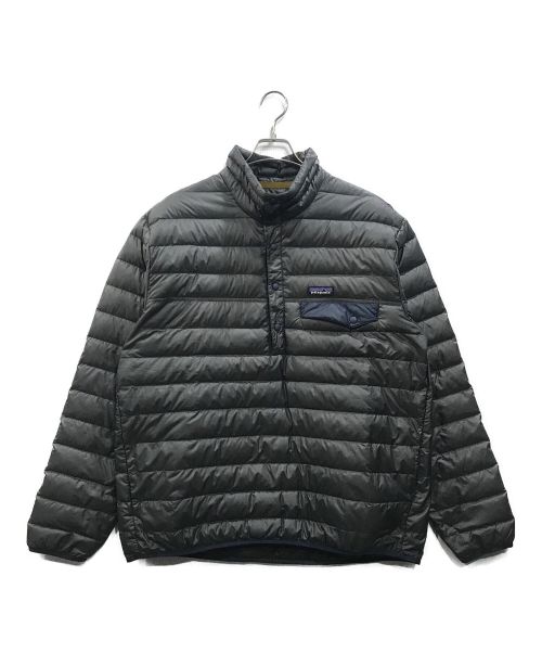 Patagonia（パタゴニア）Patagonia (パタゴニア) DOWN SNAP-T PULLOVER ダウンプルオーバー グレー×ネイビー サイズ:Lの古着・服飾アイテム