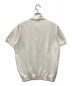 TOMORROW LAND PILGRIM (トゥモローランド ピルグリム) シルクコットン ニットポロシャツ ホワイト サイズ:M：7800円