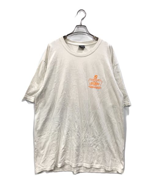 stussy（ステューシー）stussy (ステューシー) ALL NATURAL PIGMENT DYED TEE ホワイト サイズ:XLの古着・服飾アイテム