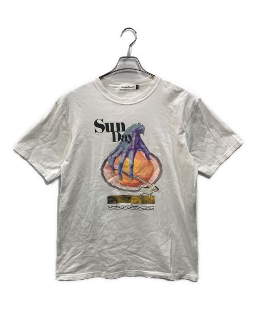 UNDERCOVER（アンダーカバー）UNDERCOVER (アンダーカバー) 22SS TEE SUNDAY Tシャツ ホワイト サイズ:3の古着・服飾アイテム