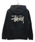 stussy (ステューシー) パーカー ブラック サイズ:M：4800円