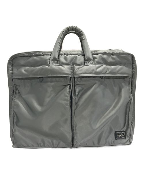 PORTER（ポーター）PORTER (ポーター) TANKER  3WAY BRIEFCASE ブリーフケース グレーの古着・服飾アイテム