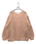 CLANE（クラネ）の古着「HALF SHEER LOOSE MOHAIR KNIT TOPS」｜ピンク