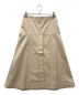 STUDIO NICHOLSON (スタジオニコルソン) PANELLED SKIRT WITH FRONT VENT ベージュ サイズ:00：10000円