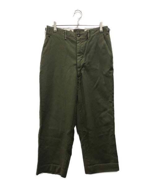 US ARMY（ユーエスアーミー）US ARMY (ユーエス アーミー) TROUSERS FIELD WOOL オリーブ サイズ:32 1/2の古着・服飾アイテム