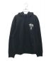 stussy（ステューシー）の古着「ロゴプルオーバーパーカー」｜ブラック