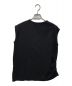 RIM.ARK (リムアーク) Tuck asymmetry cut tops ブラック サイズ:38：2980円