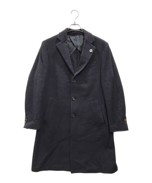 LARDINI（ラルディーニ）LARDINI (ラルディーニ) ウールチェスターコート ネイビー サイズ:50の古着・服飾アイテム