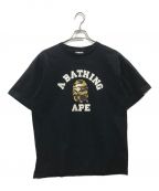 A BATHING APEアベイシングエイプ）の古着「プリントTシャツ」｜ブラック