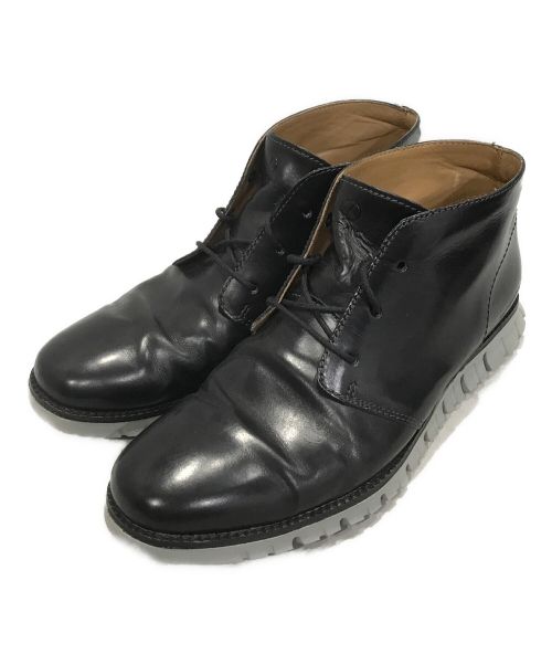 COLE HAAN（コールハーン）COLE HAAN (コールハーン) ZEROGRANDハイカットレザーシューズ ブラック サイズ:8Mの古着・服飾アイテム