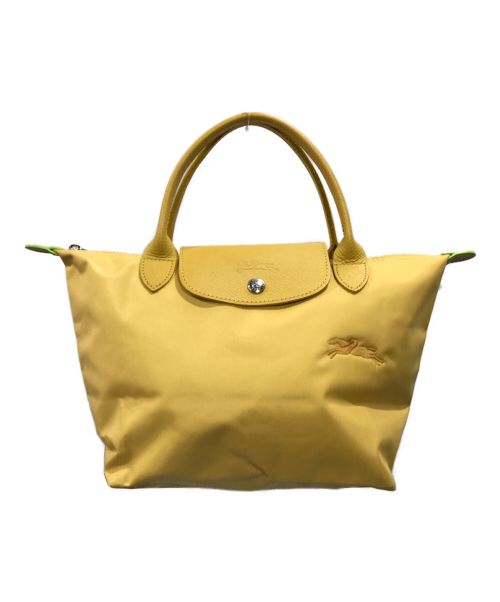 LONGCHAMP（ロンシャン）LONGCHAMP (ロンシャン) ル プリアージュハンドバッグ イエローの古着・服飾アイテム