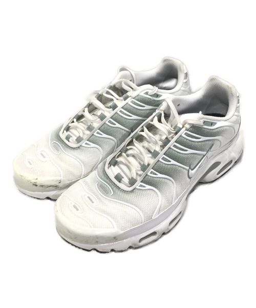 NIKE（ナイキ）NIKE (ナイキ) W AIR MAX PLUS WHITE ローカットスニーカー ホワイト サイズ:28.5の古着・服飾アイテム