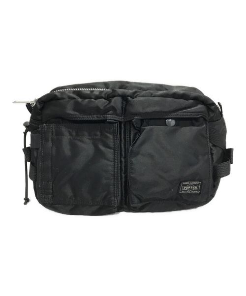 PORTER（ポーター）PORTER (ポーター) TANKER  WAIST BAG ブラックの古着・服飾アイテム