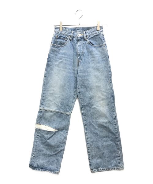 soduk（スドーク）soduk (スドーク) who cut it out denim trousers デニムパンツ ブルー サイズ:Sの古着・服飾アイテム